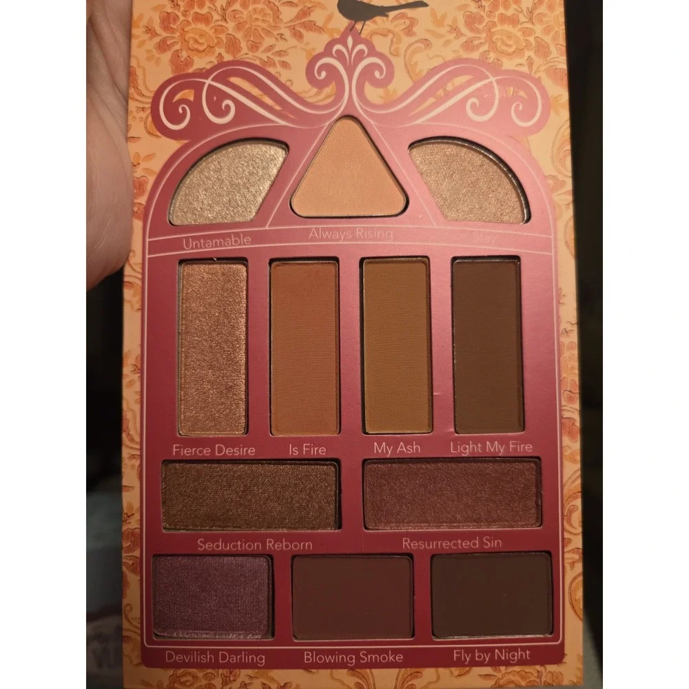 Pretty Vulgar PHOENIX RISING Eyeshadow Palette NIB Warm Shades Discontinued